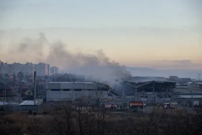Sju döda efter omfattande ukrainska attacker mot Ryssland
