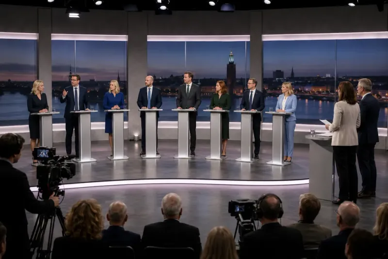 Partiledarna möts i stor ekonomidebatt inför valet