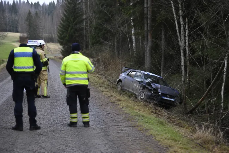 Rallyolycka utanför Tidaholm krävde en mans liv