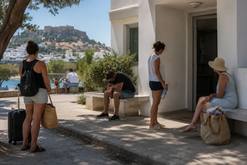 Magsjuka ökar kraftigt bland turister på Rhodos