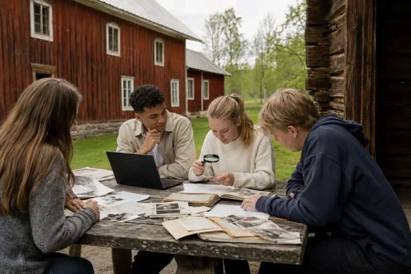 Unga släktforskare möttes på kollo i Ragunda