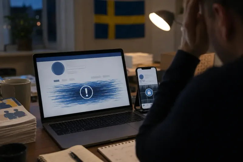 Hackat partikonto stängdes mitt under valrörelsen