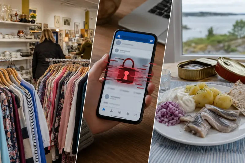 Second hand, kontoattack och surströmming präglade torsdagen