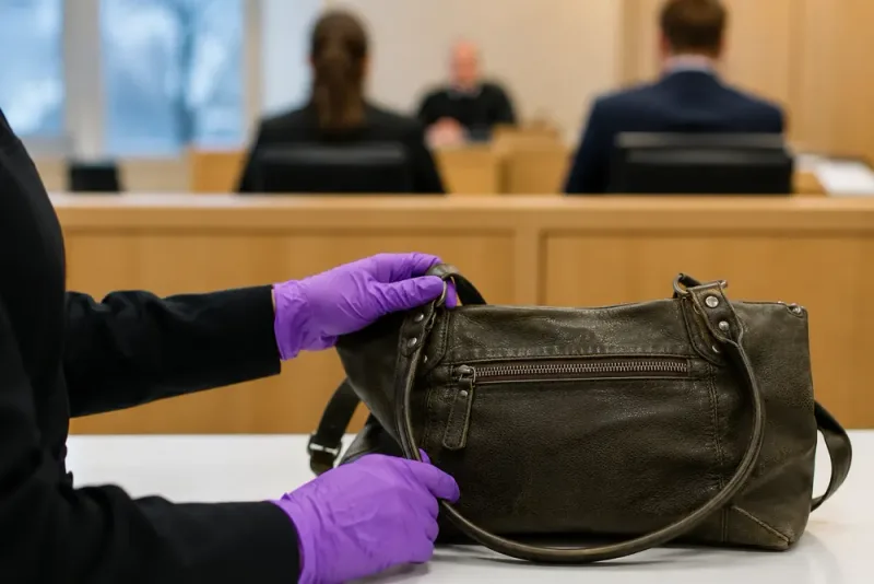 Åtalad pressades om nytt dna-fynd på väska