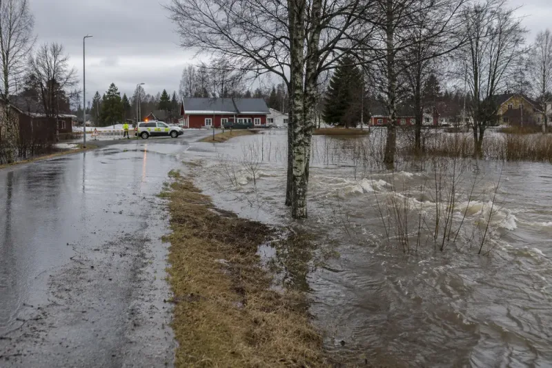 Orange översvämningsvarning när Boden går i stabsläge