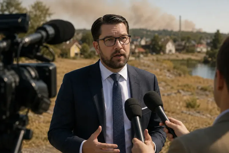 Åkesson avvisar klimatoro inför valet