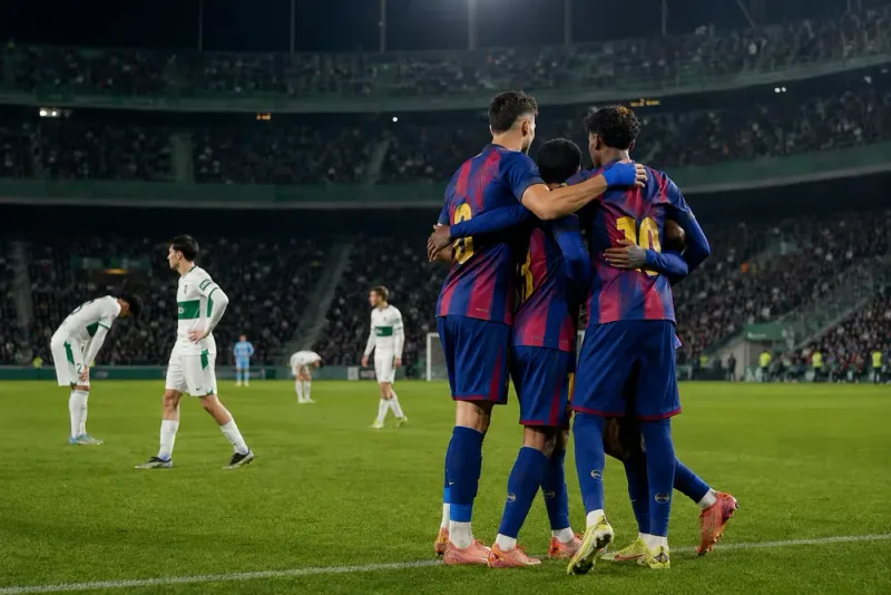 Barcelona vann stort mot Elche