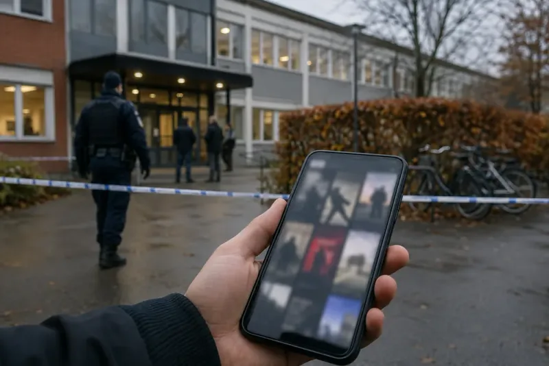 Konto kopplas till våldshyllande nätmiljö efter skolattack