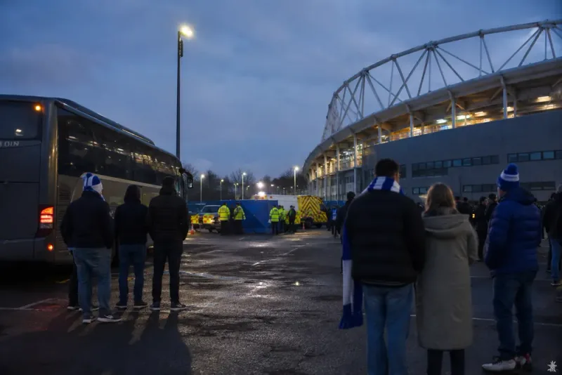 Brighton i sorg efter supporter död
