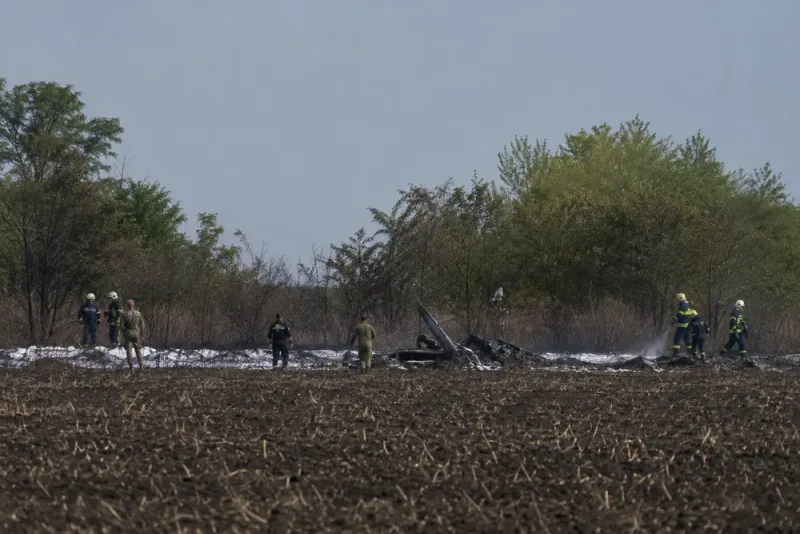 Gripenplan kraschade under flygning i Ungern