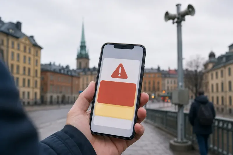SE-Alert testas i Stockholm och på Gotland
