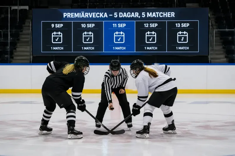 SDHL testar nytt premiärupplägg över fem dagar