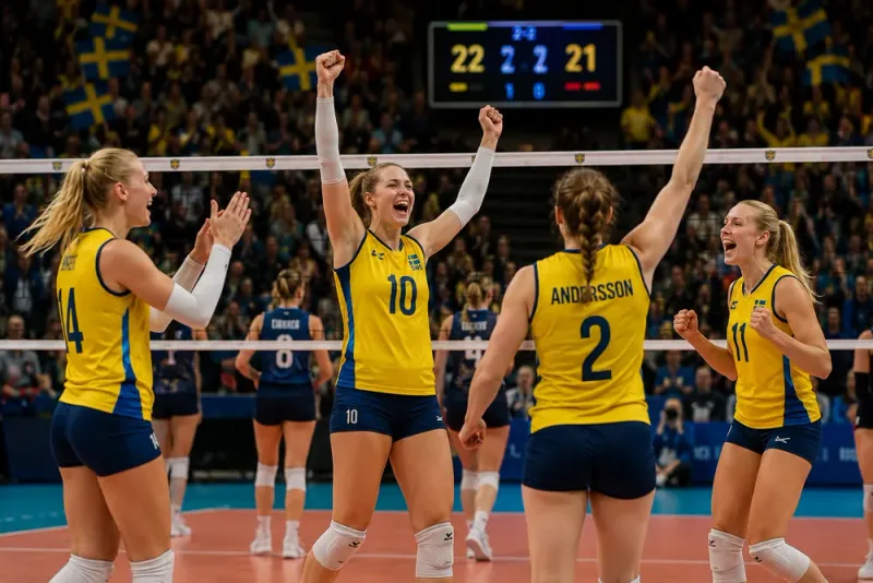 Sverige säkrar tredje raka EM-avancemang