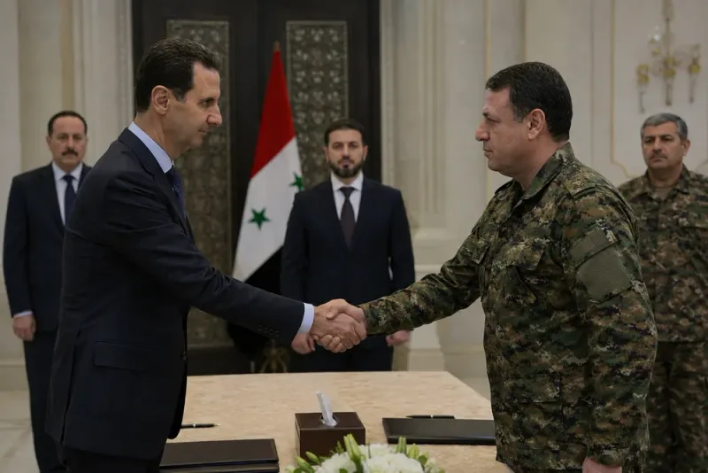 SDF upplöst efter integration i Syriens statsapparat