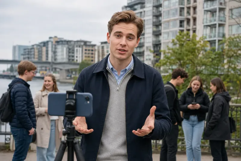 Rasmus Elfström söker riksdagsplats med humorkampanj