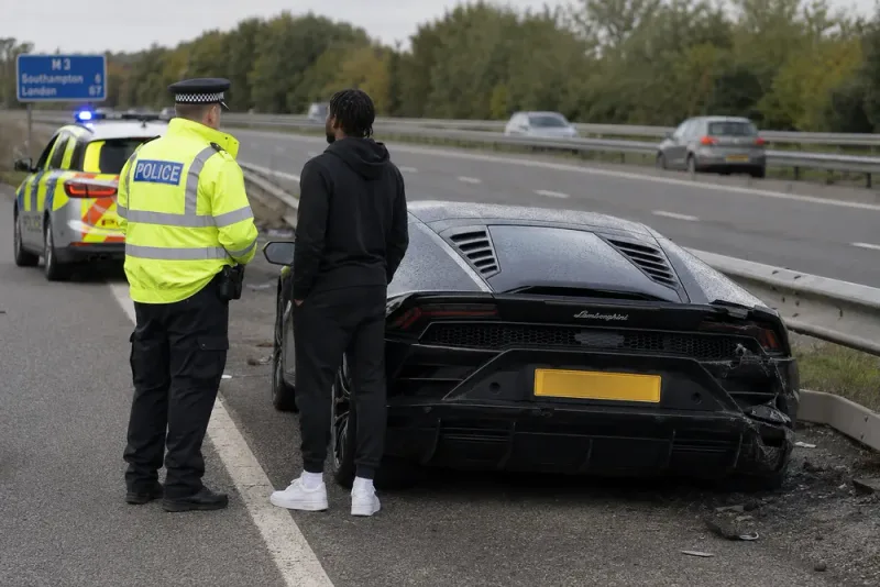 Raheem Sterling åtalas efter Lamborghiniolycka