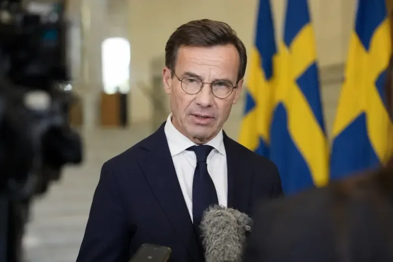 Kristersson hoppas på regeringsfrågan inför valet
