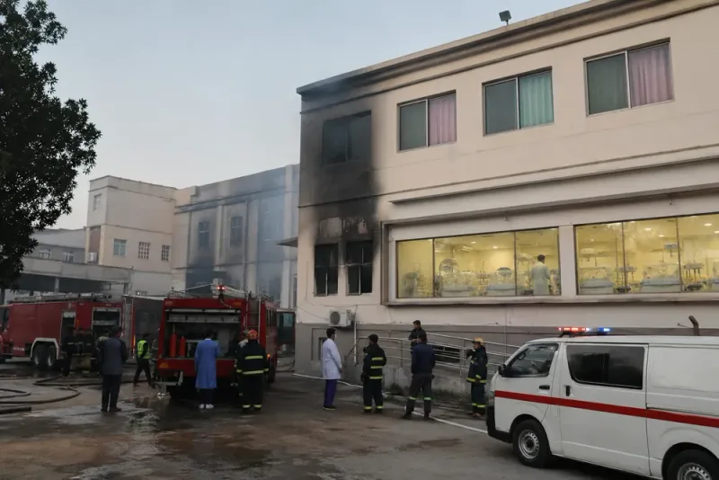 15 nyfödda döda efter brand på sjukhus i Islamabad