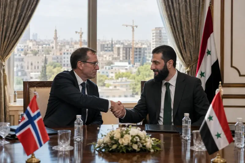 Norge stärker stödet efter möte med Ahmed al-Sharaa