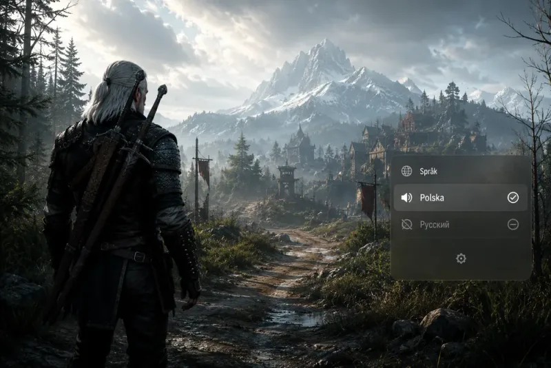 Witcher-expansionen saknar ryska röster