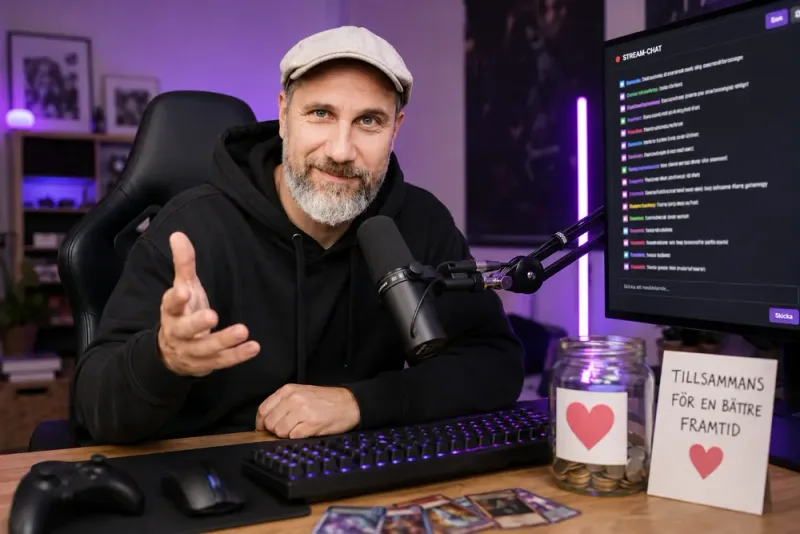 Markoolio testar Twitch – pengarna går till välgörenhet