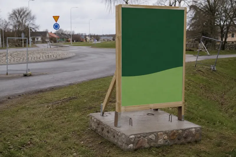 Tung skylt efter stölder av valaffischer