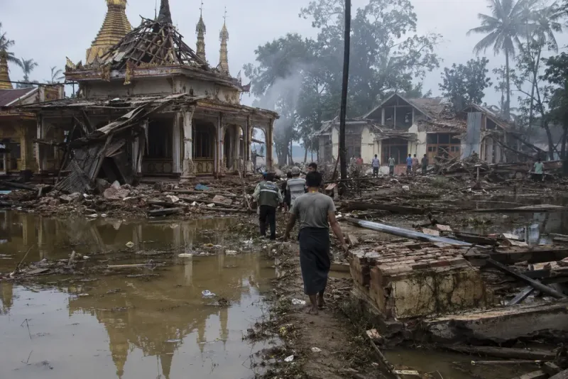 88 döda i juntans flygattacker i Myanmar