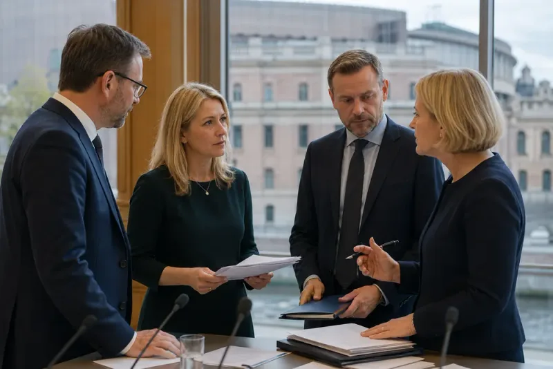 Centerledaren håller fast vid mittenregering med KD