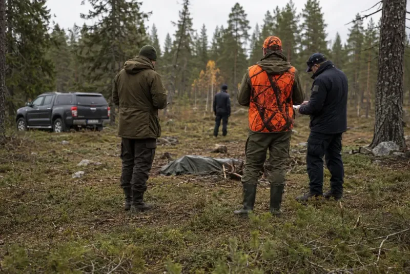 Två misstänks för grovt jaktbrott under björnjakten