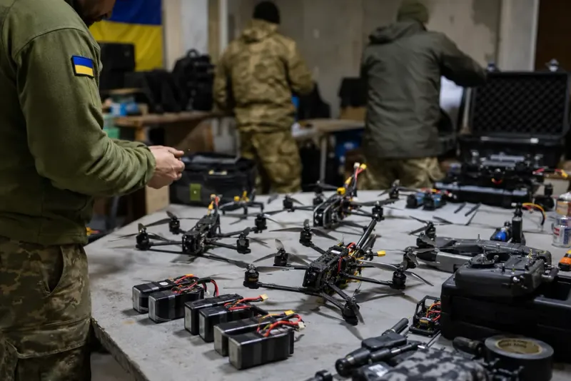 Drönare dominerar stödet till Ukraina