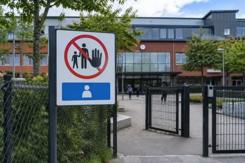Nya skyltar ska stoppa obehöriga vid skolor