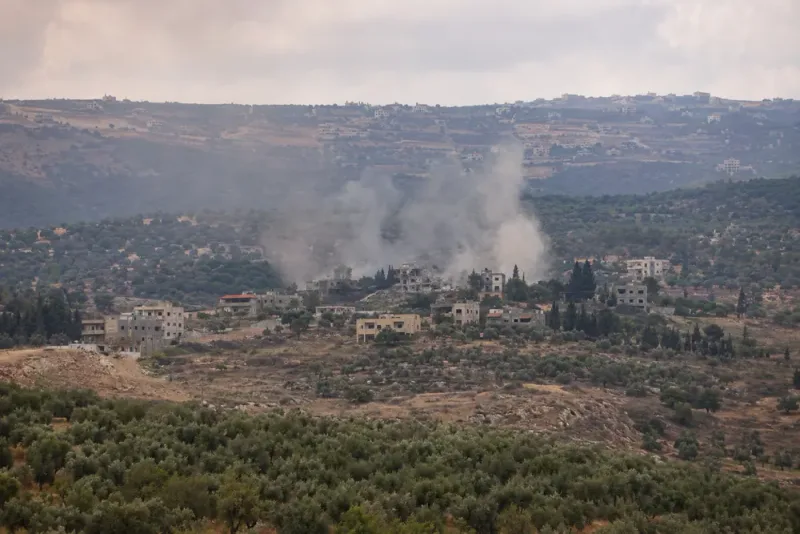 Israeliska flyganfall träffar flera områden i södra Libanon