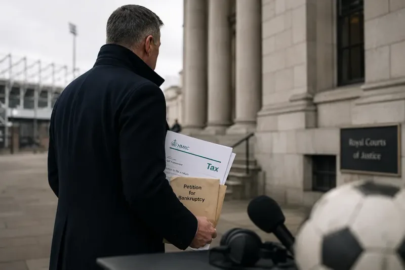 Jamie Carragher riskerar konkurs efter skatteskuld