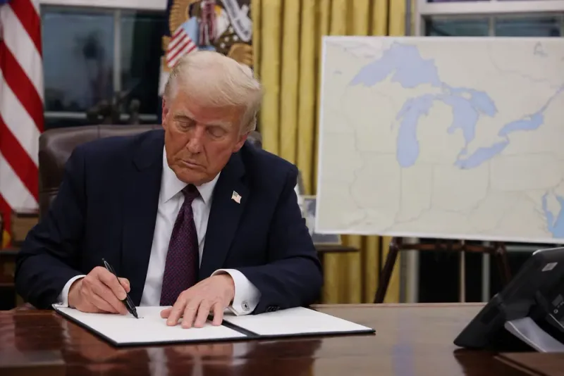 Trump beordrar nytt amerikanskt namn på Ontariosjön