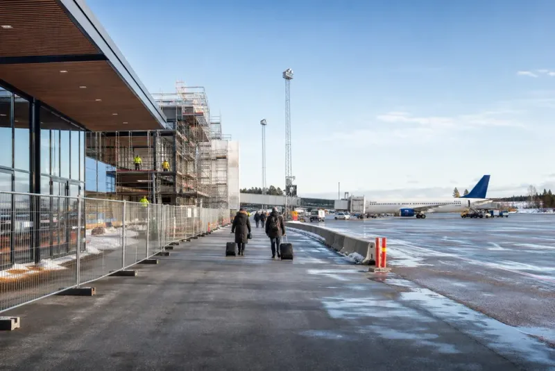Luleå Airport byggs ut när resandet ökar