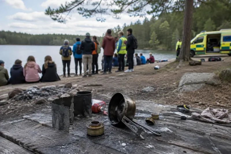 Fyra skadades när stormkök exploderade vid Immeln