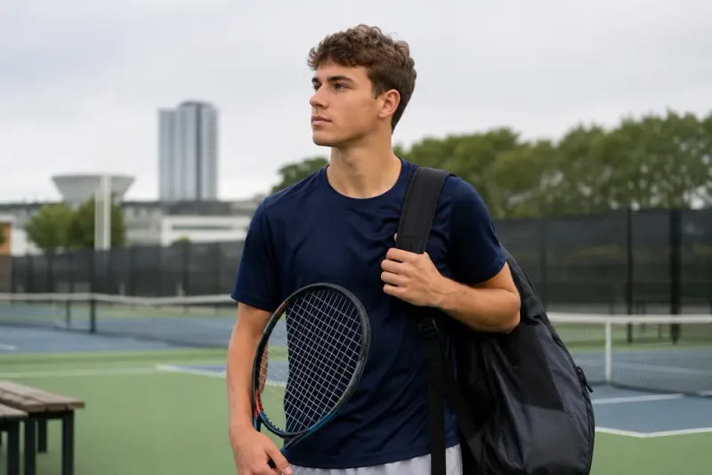 Hlib Kovalenko får fullt tennisstipendium i USA