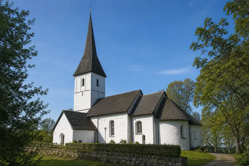 Ny analys daterar Kaga kyrka till 1116