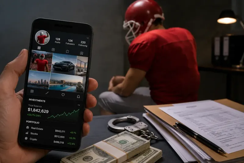 Falsk NFL-profil kopplas till miljonbedrägeri