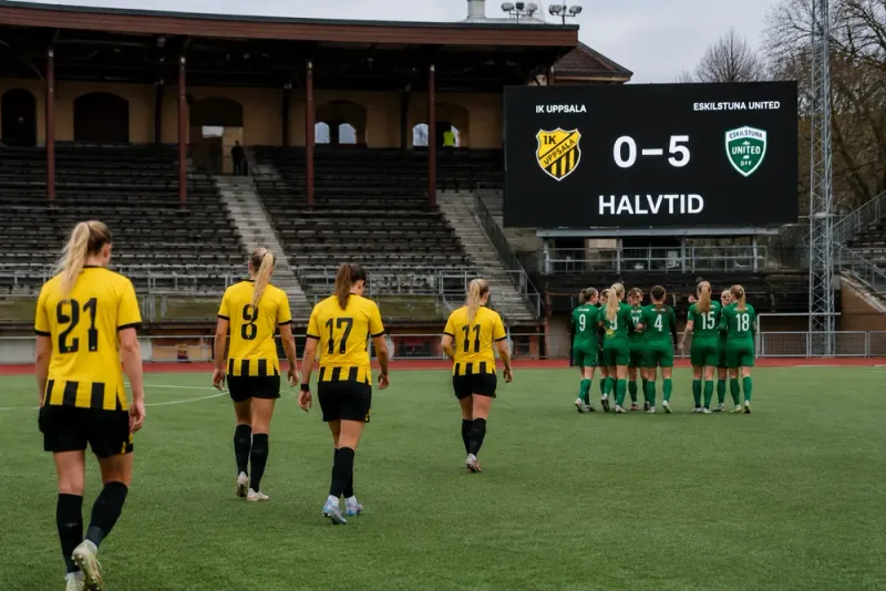 Fem mål sänkte IK Uppsala före paus