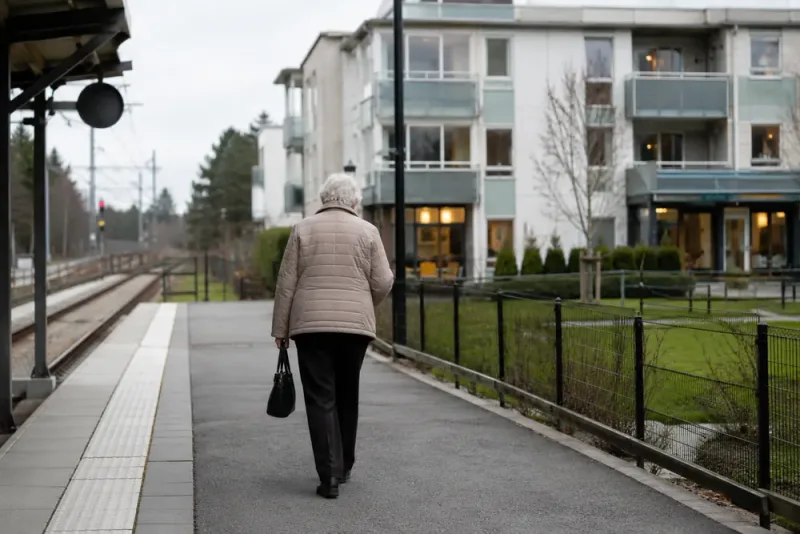 76-åring tog sig från demensboende till Linköping