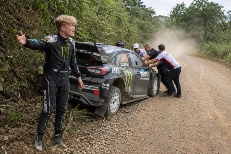 Oliver Solberg rasade efter avåkningen