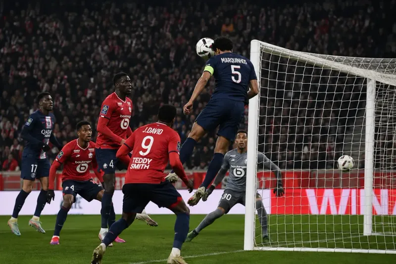Marquinhos räddade PSG i sista sekunden