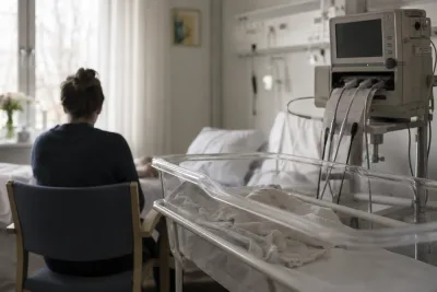 Sex dagar gammal pojke dog efter förlossning