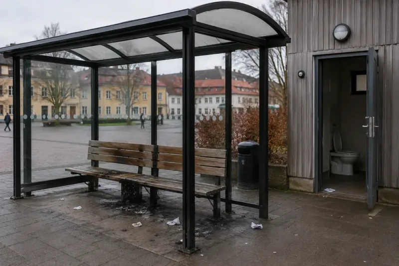 Återkommande sabotage skapar oro vid väntsalen i Ödeshög