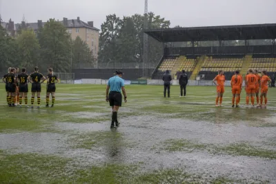 Regnet stoppar AIK–Kristianstad i Solna