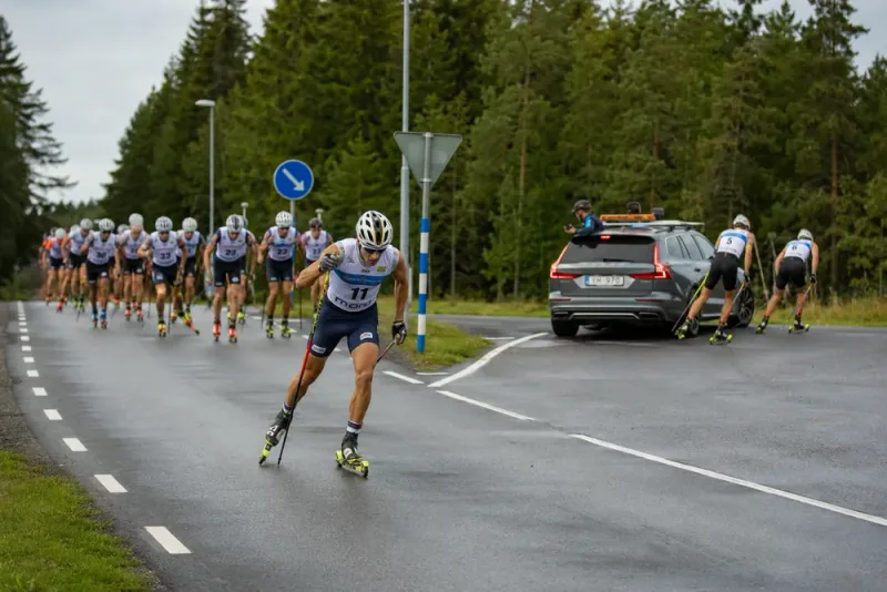 Alvar Myhlback vann efter kaoset