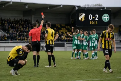 Häcken rasade ihop på åtta minuter