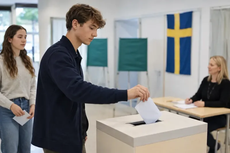 Rekordmånga unga röstar för första gången