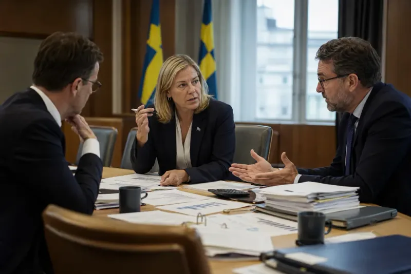 Busch och Dousa oense om regeringens reformutrymme